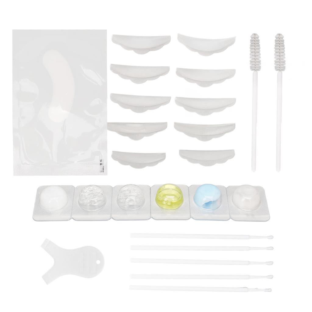 Набор для завивки ресниц Профессиональный одноразовый полуперманентный безопасный мягкий завивающий набор для подтяжки ресниц 12 мл Жидкость