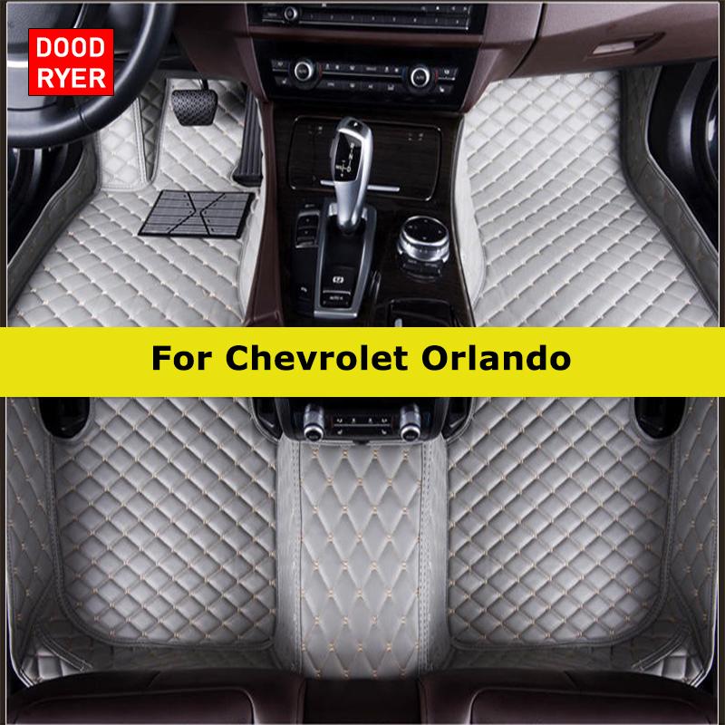 DOODRYER Custom Car Floor Mats For Chevrolet Orlando Auto Carpets Foot Coche Accessorie
