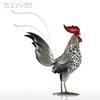 Metal Sculpture Carved Iron Rooster Home Furnishing Articles Artwork