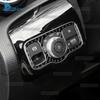 Наклейка из настоящего мягкого углеродного волокна для Mercedes Benz A CLA GLA GLE GLS W177 C118 H247 W167 X167 2020-2025 Рамка переключателя фар