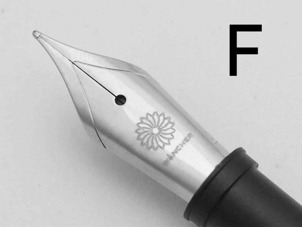 WANCHER World Tree Fountain Pen Ebony Wooden Base Fountain Pen Carefully Selected from Precious Woods from Around the World Fine (F Print)