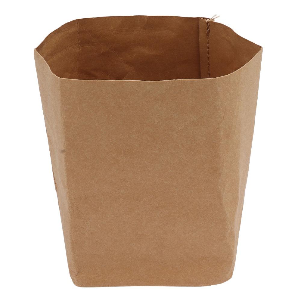 Washable Kraft Paper Bag Reusable Waterproof Bag Snacks Bags Kraft Storage Bags  Food Storage
