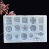Various Embossed Flower Pattern Ornaments Silicone Mold Epoxy Resin Casting Jewelry Tool Making Diy Craft Home Decor