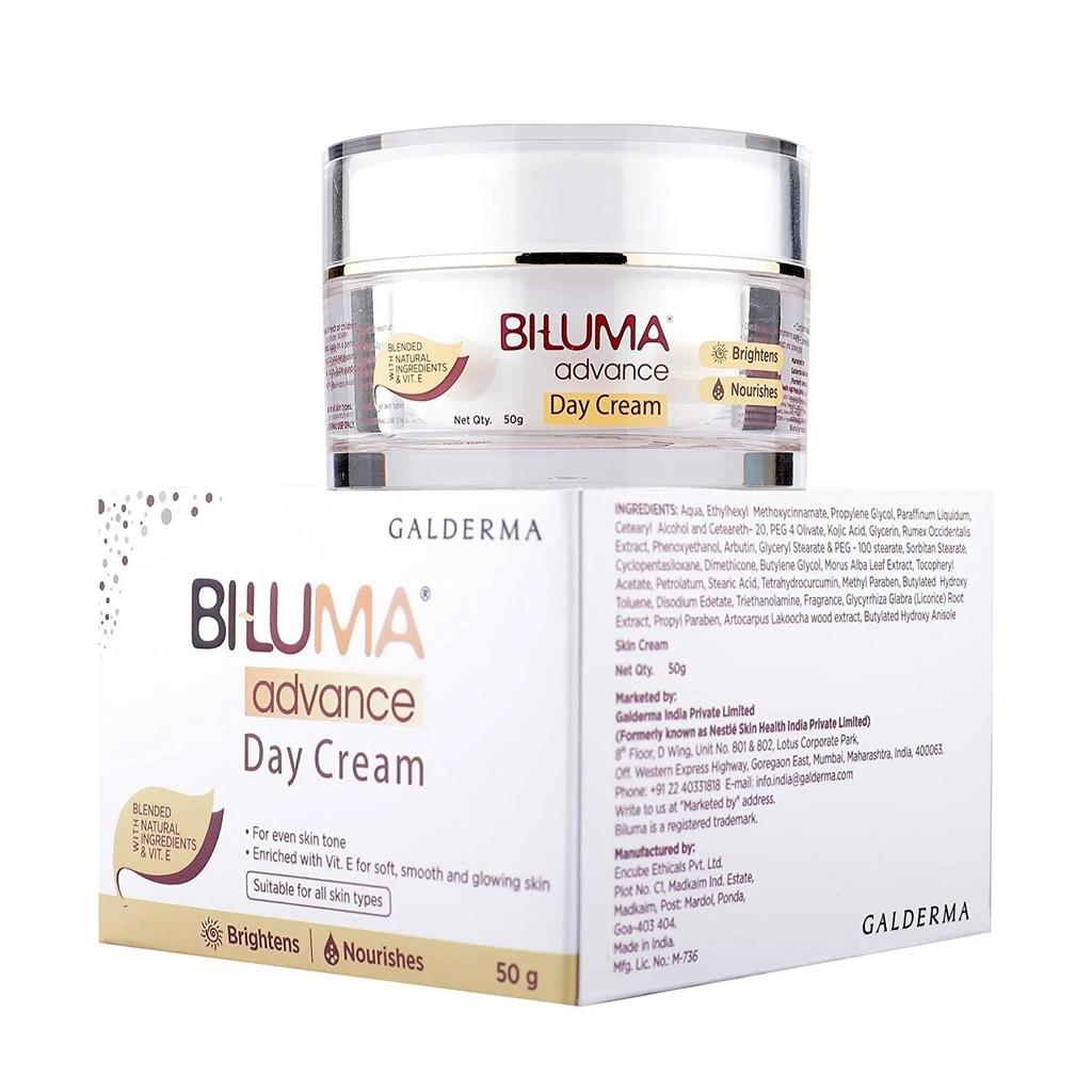 Biluma Advance Skin Brightening Day cream for even skin tone 50 gm
