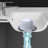 New Bathtub Drain Hair Catcher Collapsible Drain Protector for Pop-Up and Regular Drains of Shower Bathtub Tub Bathroom Sink