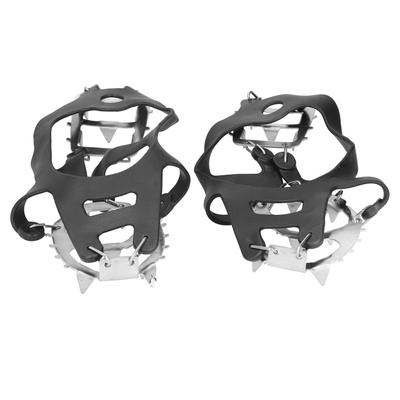 1 пара 18-зубых кошек для рыбалки, снегоступов, шипованные накладки, нескользящие чехлы для снегоступов