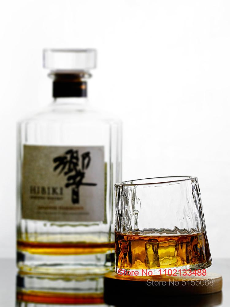 Хрустальное стекло для виски HATSUKUMO, 250 мл, вращающийся бокал в японском стиле, забавная пивная кружка для коньяка First Cloud, виски, снифтер