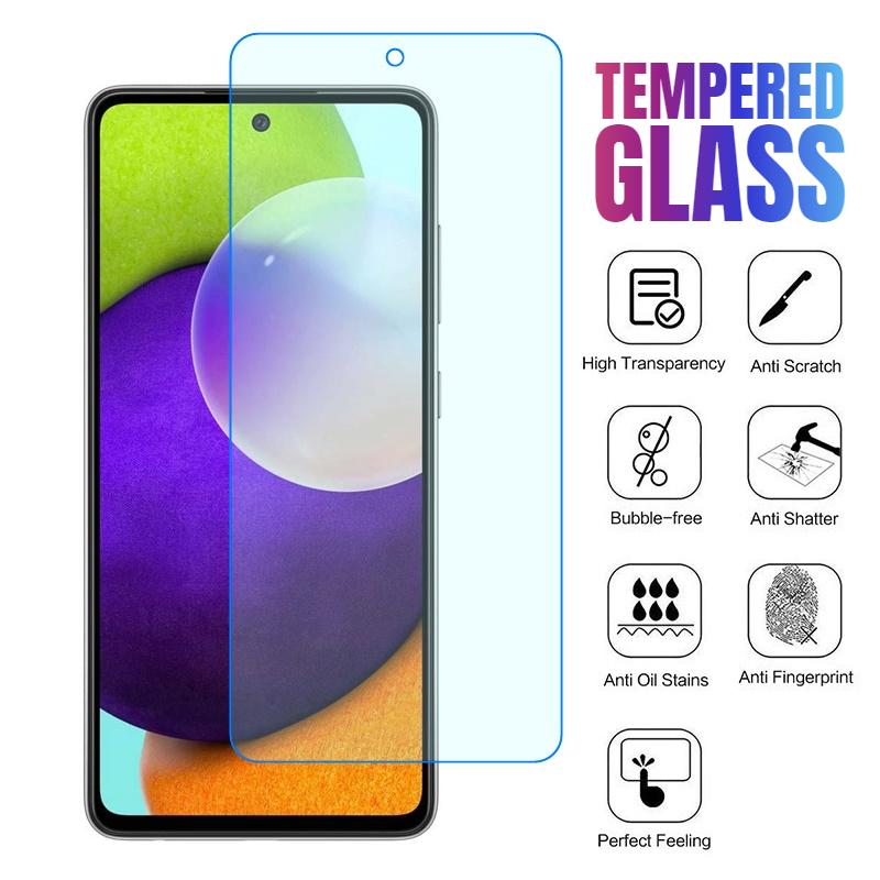Protective Glass for Samsung Galaxy A52 5G A72 A22 5G A32 4G A42 A02 A12 A02S A03S A51 A71 Tempered Glass Galaxy A52 Screen Protector Safety Film