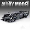 1/24 Aston Martin Valkyrie Сплав Спортивный Автомобиль Модель Литьевой Металл Гонки Супер Автомобили Модель Автомобиля Высокая Симуляция Звук и Свет Детская Игрушка Подарок