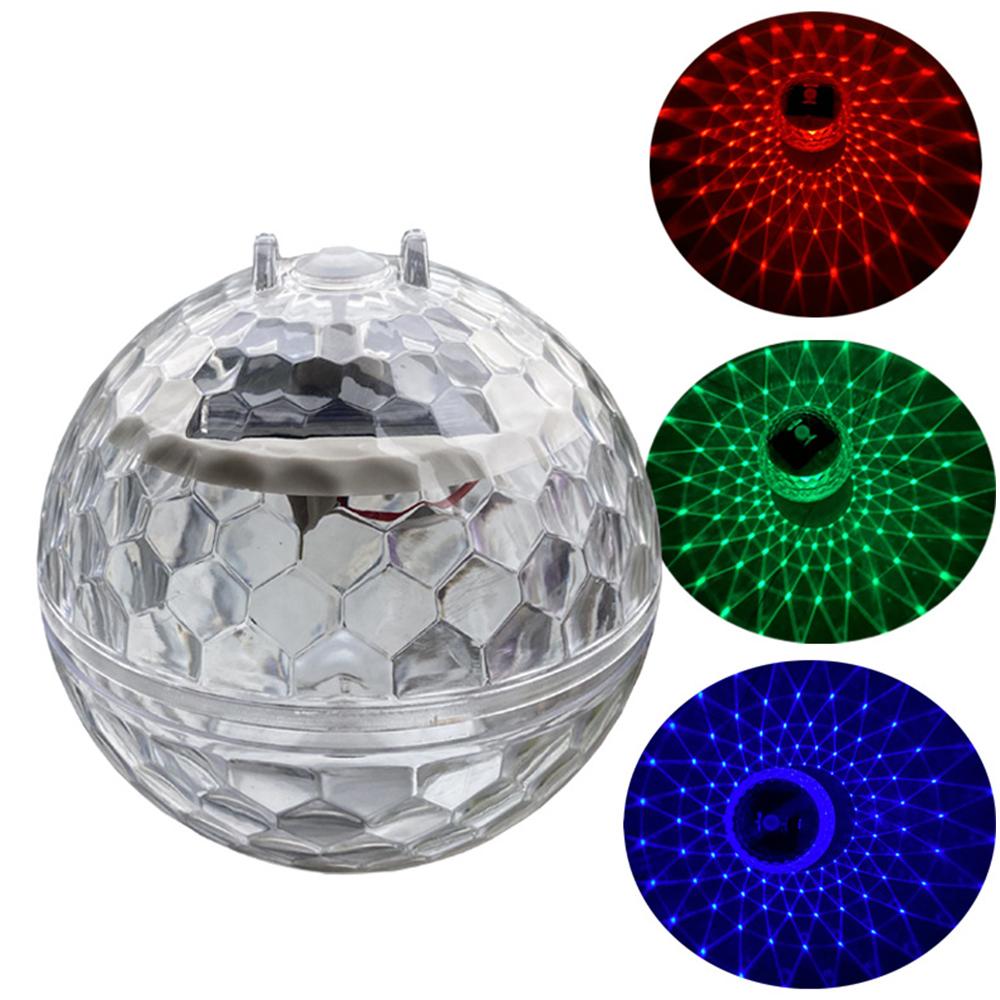 2Pcs Solar Floating Pool Lights With Rgb Color Changing Waterproof Led Light