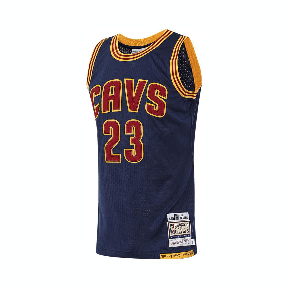 Mitchell Ness Nba Cavaliers 2015 Lebron James tank top AJY47095-CCA15LJAASBL