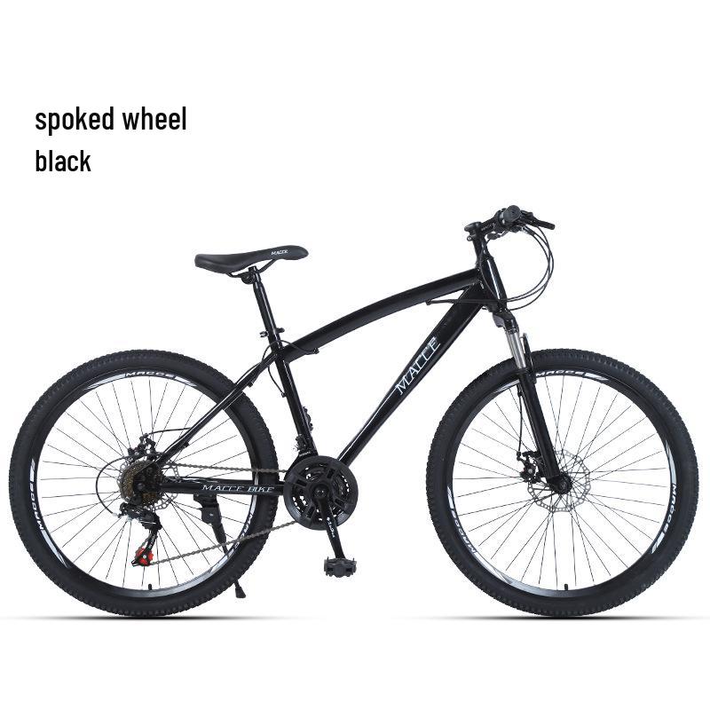 26-Inch Adult Mountain Bike with Double Disc Brakes and Variable Speed for Off-Road Riding
