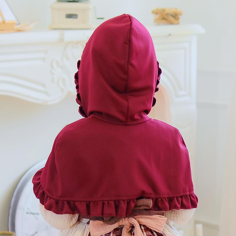 Шаль Красной Шапочки Девочка-спичка Пасторальная девочка Золушка Детская одежда Хэллоуинский плащ Рождество