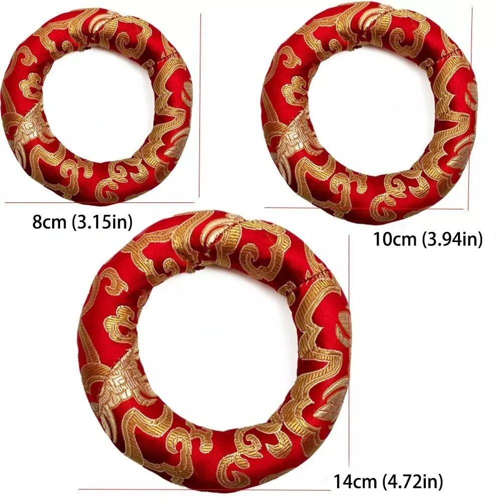 Мягкий коврик для поющей чаши, подушка для тибетской поющей чаши разных цветов, новая подушка для тибетской поющей чаши