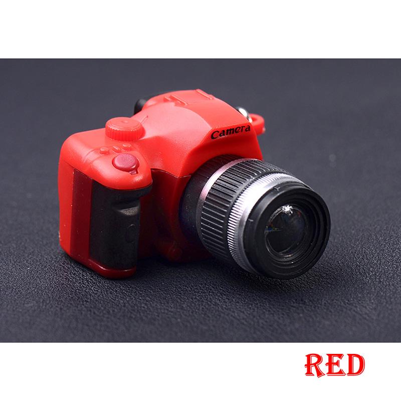 Led Camera Flashing Toys for Kids Digital Camera Keychain Luminous Sound Flash Light Pendant