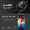 AMOLED экран 2.1 подключаемый GPS упражнения кислород крови HRV мониторинг сердечного ритма 4G телефон часы