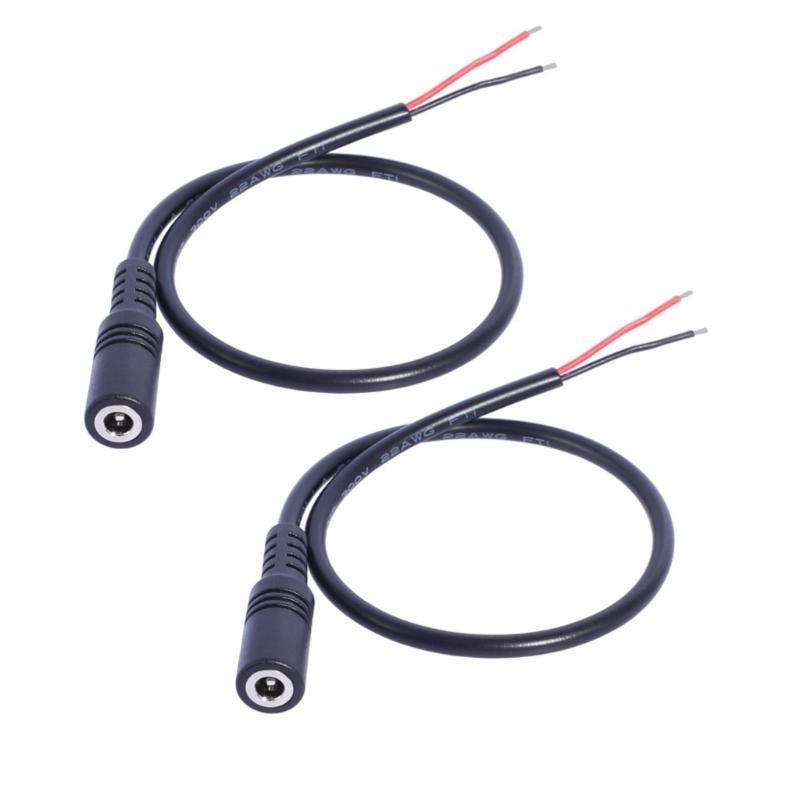 4017 Male/Female Plug to Open End Cable 4.0mmx1.7mm Plug Power Pigtails Cable for Computer Power Supply Repair