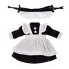 Rakulifey Obitsu 11 Clothes Maid Dress with Hair OB11 Size Set for 11cm Obitsu Body Set, Outfit, Accessory, Black, Outfit, 3-Piece
