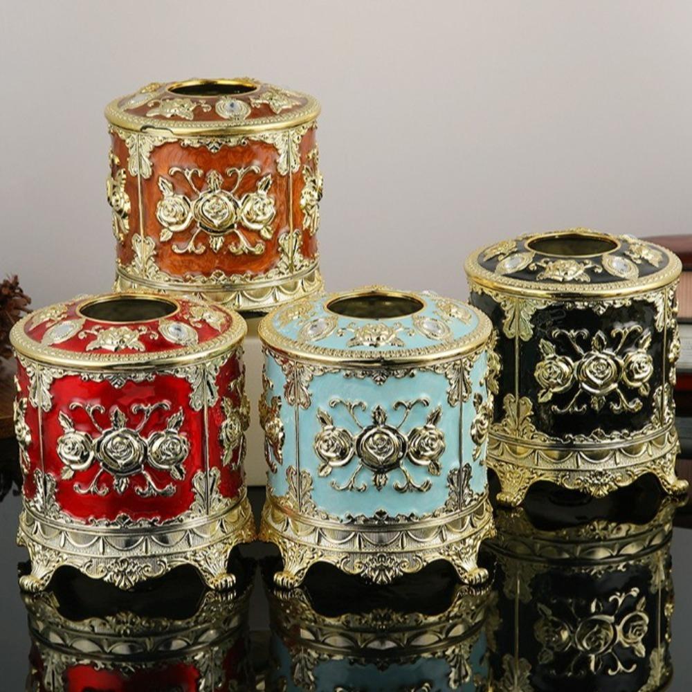 Пластиковый держатель для бумаги Изысканная декоративная коробка Креативная настольная коробка для хранения Спальня