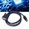 Преобразователь USB в RS232 1.1 2.0 3.0 Тип A в DB9 9-контактный последовательный разъем для Windows, длина 48 дюймов