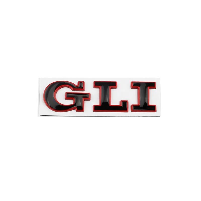 BHMTQ1 3D Metal Car Stickers GLI Emblem Badge for Volkswagen VW Golf 3 4 5 6 7 Polo Jetta MK3 MK4 MK5 MK6 MK7 R32 Passat Tiguan T-ROC