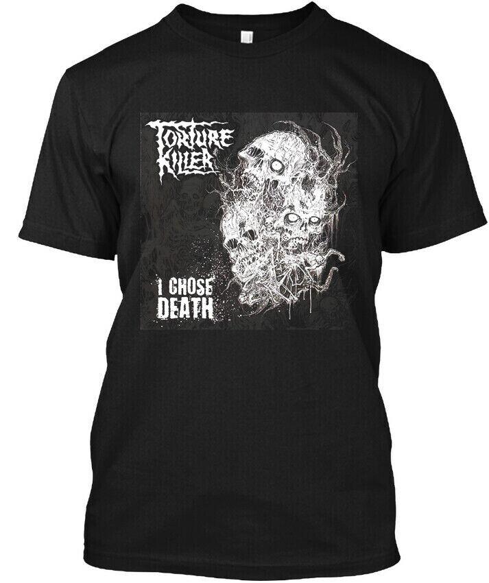 Новый ПОПУЛЯРНЫЙ! Torture Killer I Chose Death Финская Музыка Графическая Футболка S-5XL Унисекс Футболка