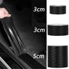 5cm 3cm Car 3D Carbon Fiber Stickers Anti Scratch Tape Car Mirror Door Sill Trunk Bumper Protector Strip Auto Protect Decal