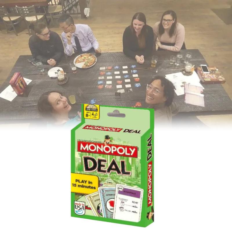 Monopoly Deal Card Game With Classic Monopoly Theme And Fast-paced Action