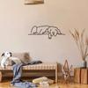 Metal Dog Wall Decor - Charming Dog Wall Art. Enhance Your Room and Living Room with This Minimalist Metal Wall Decoration