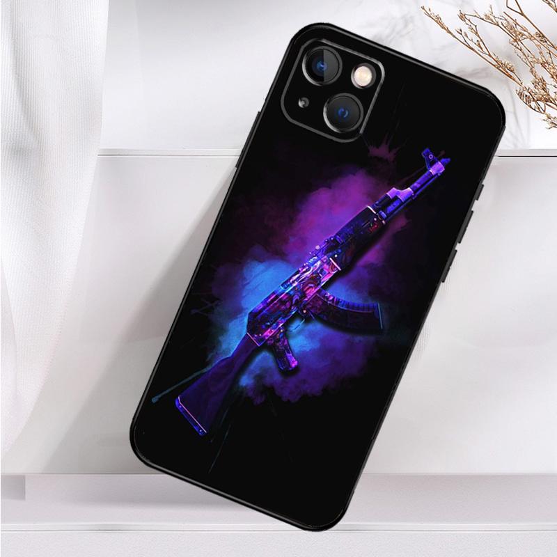 AK 47 Gun Phone Case For iPhone 16 15 14 12 11 13 Pro Max 7 8 Plus X XR XS Max 13 12 Mini Cover
