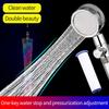 New Propeller Driven Shower Head Cotton Filter Turbocharged High Pressure Handheld Shower Nozzle