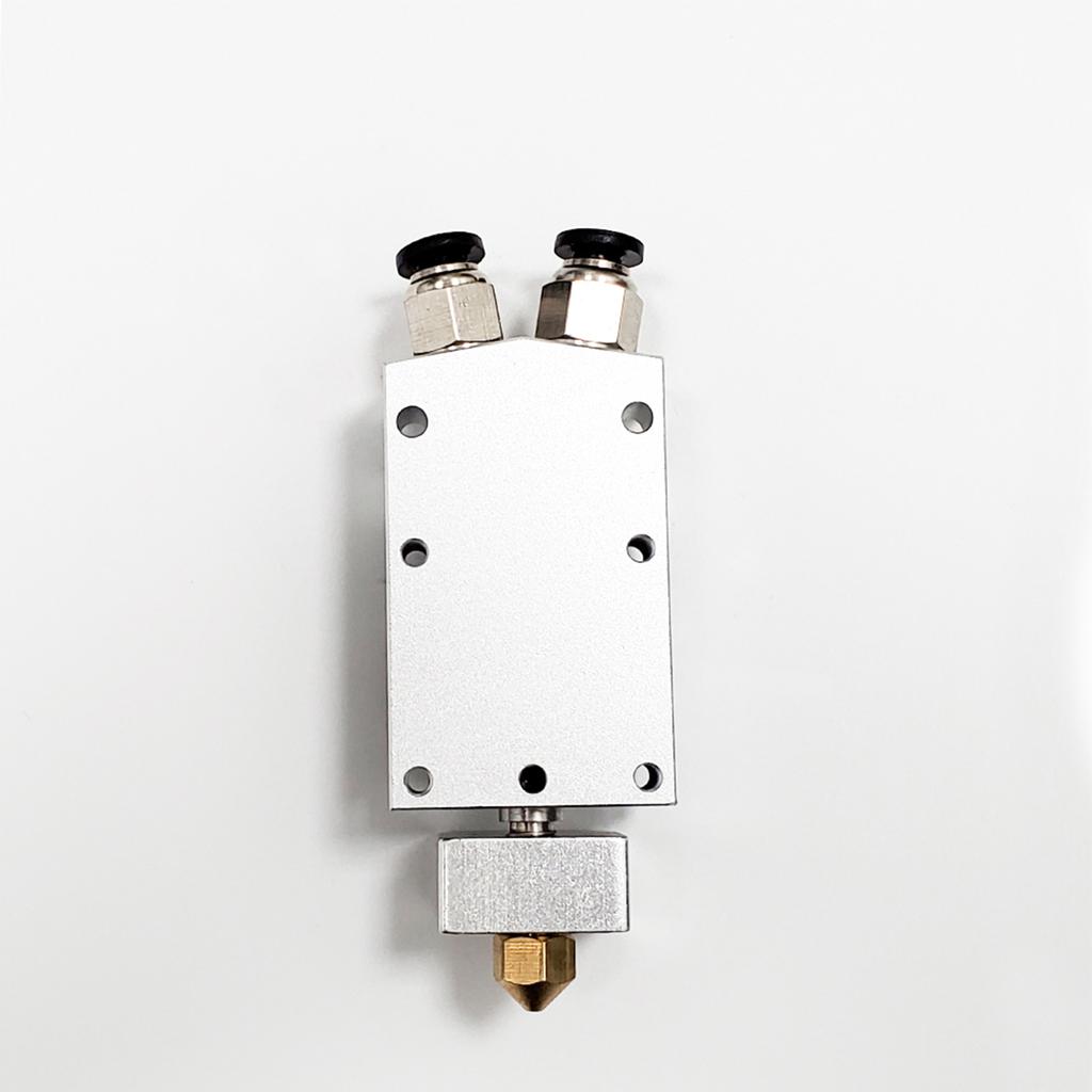 TRONXY 2 в 1, двухцветный комплект экструдера Hotend с нагревательным проводом, термистором, 0,4 мм, латунное сопло, 24 В