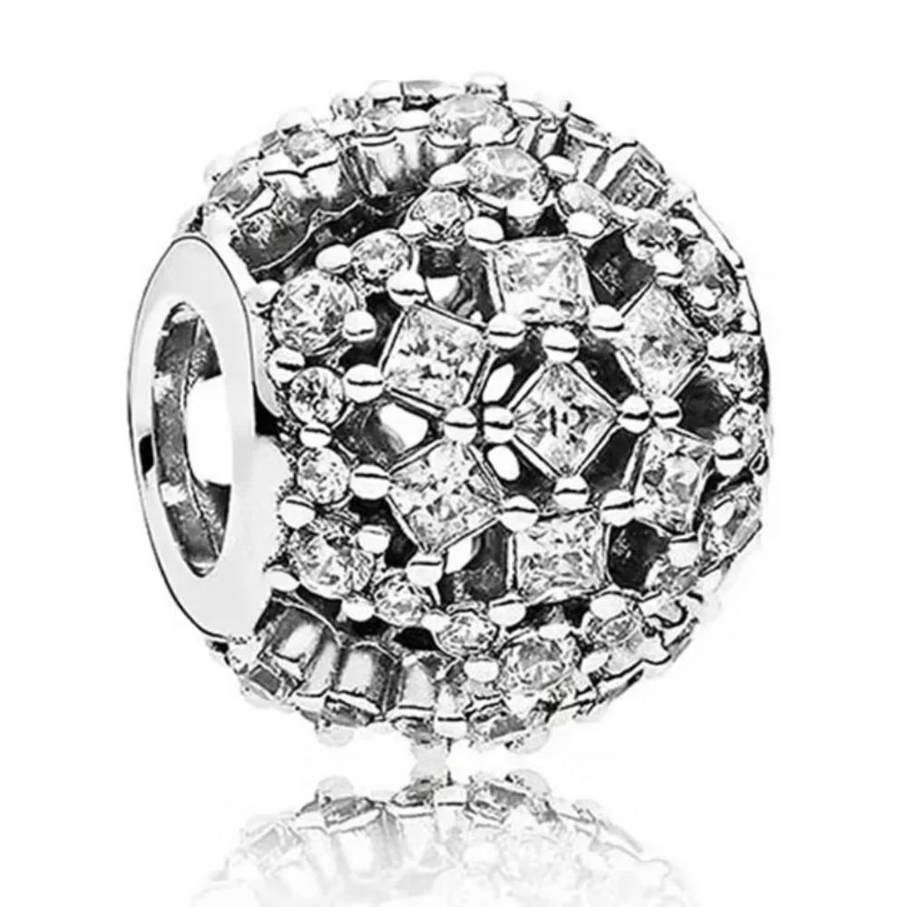 S925 Silver Lollipop Coffee Pot Charm Beads with Love Lock Key for DIY Women Bracelet Jewelry Boutique