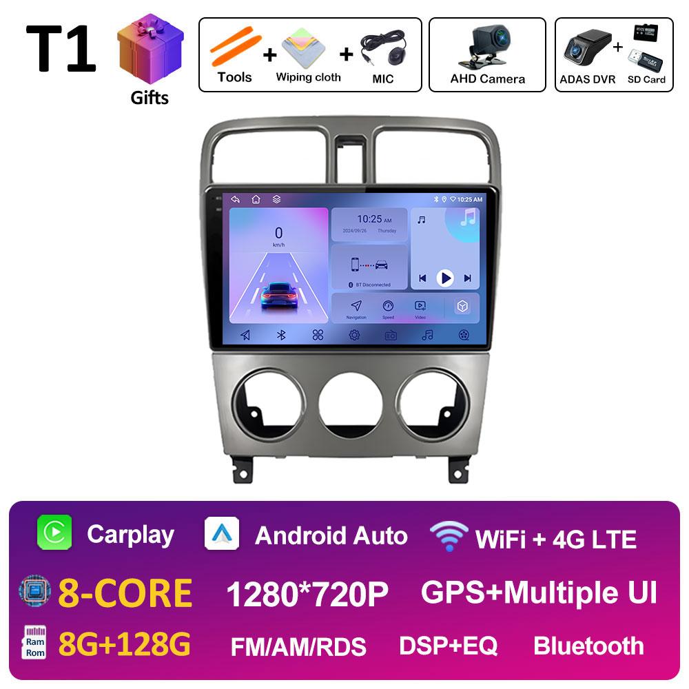 Для Subaru Forester SG 2002 2001 2002 2003 - 2008 Беспроводной Carplay Android Auto Автомобильный Мультимедийный Видеоплеер DSP Стерео Головное Устройство