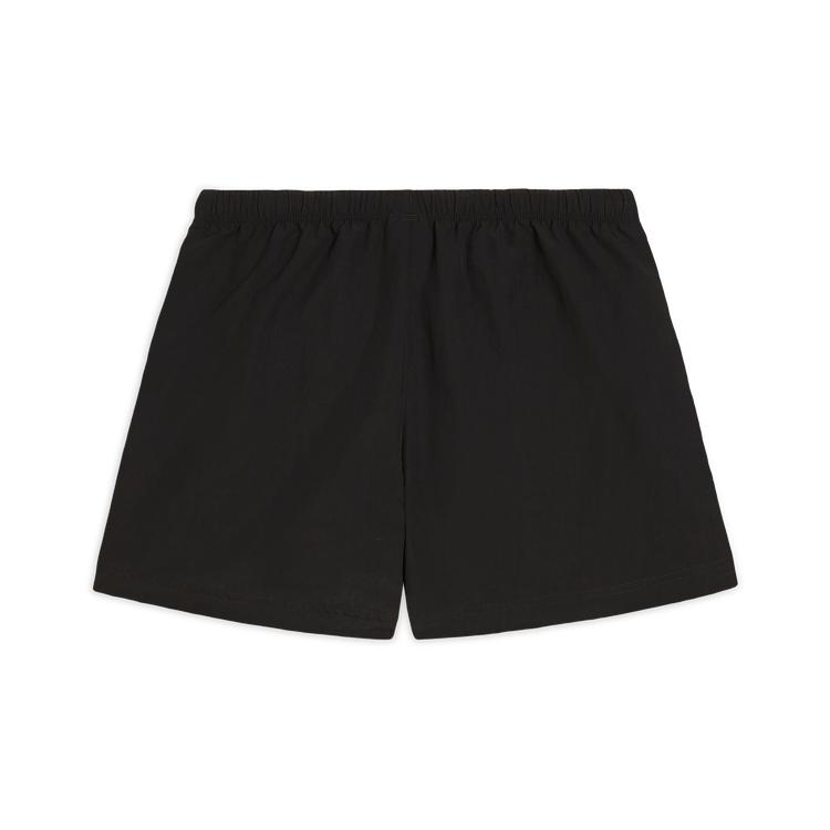 Puma Esswoven Гардероб A-силуэта Логотип Универсальные Шорты для бега Фитнес Свободные Спортивные шорты Женские шорты Черный 631918-01