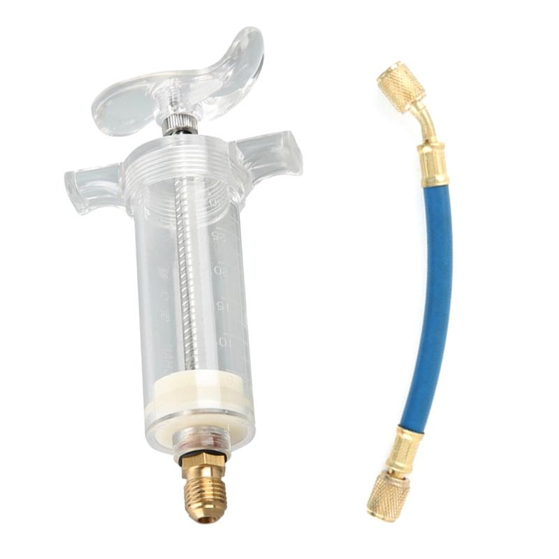 Насос гидроусилителя Впрыск топлива Автомобильный кондиционер Адаптер Автомобильное масло 1/4" 1 унция Ручной поворот Отлично подходит для дома, офиса, кондиционера автомобиля