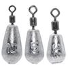 Teardrop and Eggplant Sinkers with and 20 Lead Sinkers for Sea and River Worm Rig Fabulous-do Swivels, 3.5g, 5g, 10g, Each, Fishing,