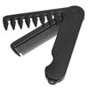 Multifuncional Pocket Folding Combs Plastic Wide Tooth Oil Head Comb Beard Combing Barber Hair Clipper Comb Salon Styling Tools