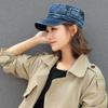 ZEXIN Шляпа, промытая, старая джинсовая дышащая кепка в стиле милитари, уличная солнцезащитная плоская кепка, кепка с утиным языком для отдыха