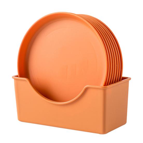 1 комплект тарелки для вертелов, легко моющаяся многоразовая 6-дюймовая тарелка с фруктами в японском стиле