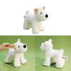 Highland Realistic West Terrier Plush Toy With Polyester Filling Kids For