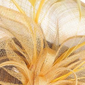 Linen Yarn Simple And Sweet Hair Comb Feather Headdress Bridal Lake Blue Linen Hair Accessories Head Flower