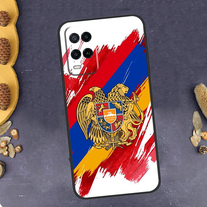 Армения Армянский флаг Чехол для телефона для Oppo A96 A16 A76 A78 A58 A18 A38 A98 A17 A77 A80 A40 A60 A74 A94 A54 A15 A57S