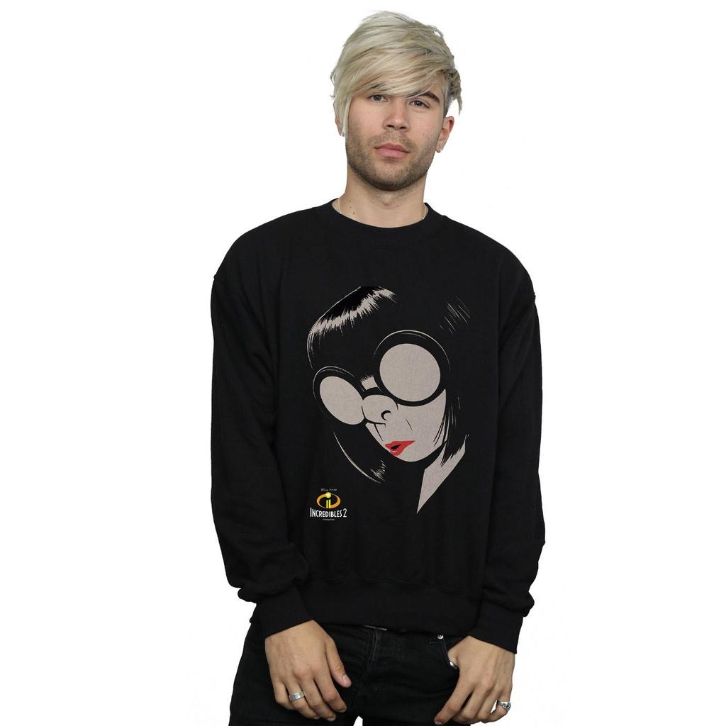 Disney Mens The Incredibles Edna Sweatshirt