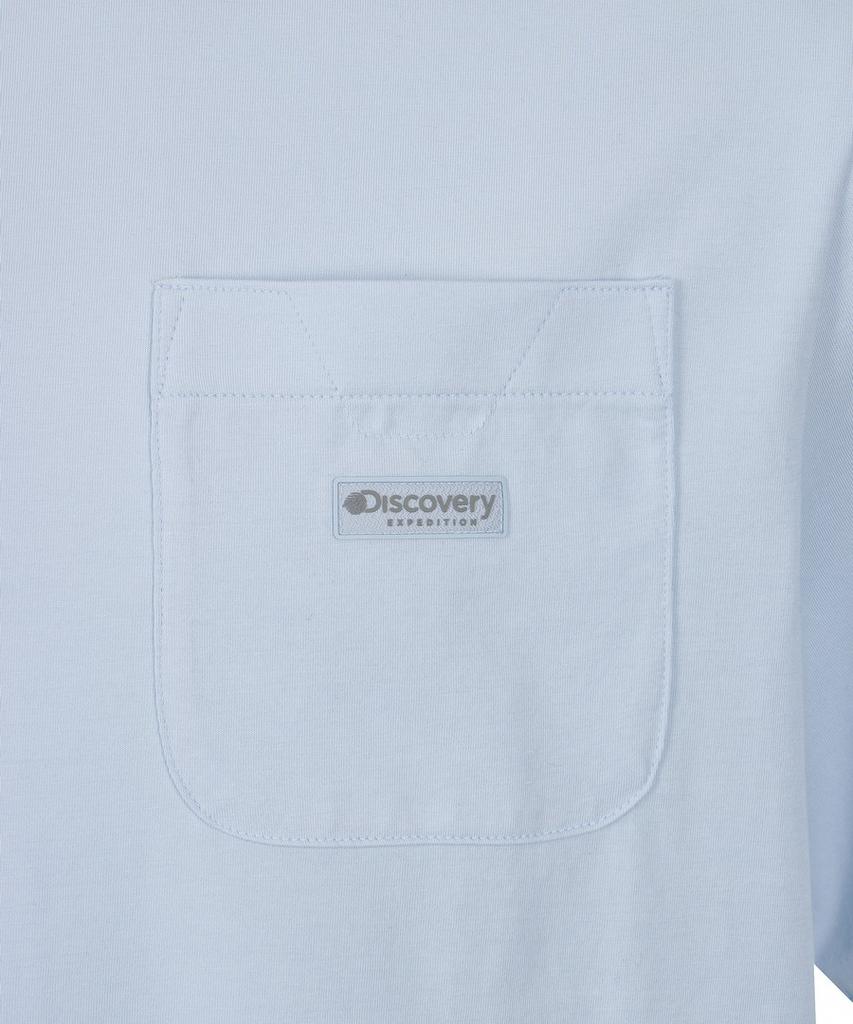 DISCOVERY EXPEDITION Uni Freshvent D-Symbol Short Sleeve T-Shirt (L/Blue)
