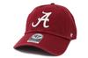 Seven Cap 47 CLEAN UP Университет Алабамы Crimson Tide NCAA College RAZOR RED [Forty Brand]