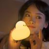 Милый ночник-утка Kawaii LED лампа USB перезаряжаемый ночник комнатный сенсорный ночник защита глаз декомпрессионный артефакт