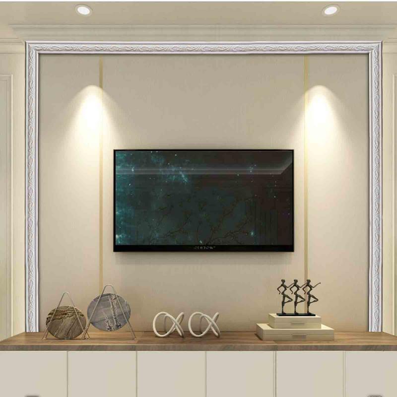 Самоклеящаяся угловая линия 3D пена настенная кромочная полоса наклейки самоклеящаяся водонепроницаемая потолочная декорация гибкий формовочный молдинг