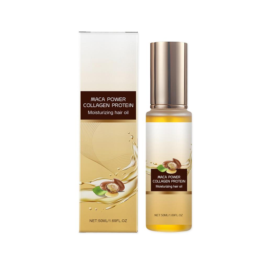 Collagen Hair Care Serum Oil Deeply Nourishes And Repairs Hair Strands Light And Not Greasy 50ml