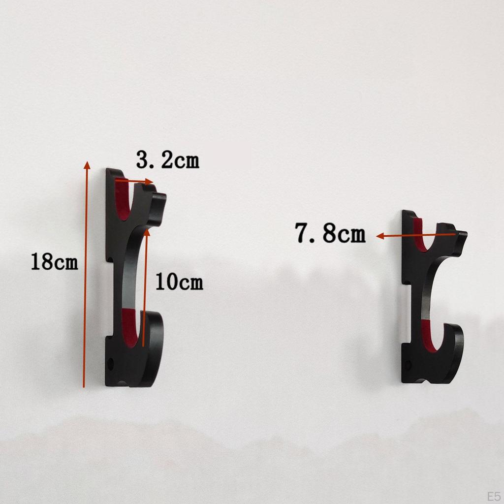 Display Stand, Samurai Compact Wooden Wall Mount Shelf